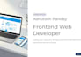 develop a responsive frontend website